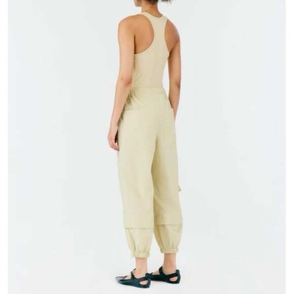 Tibi Women Small Powder Nylon Pull On High Rise Cargo Wilt Jogger Elastic Waist - Picture 3 of 13